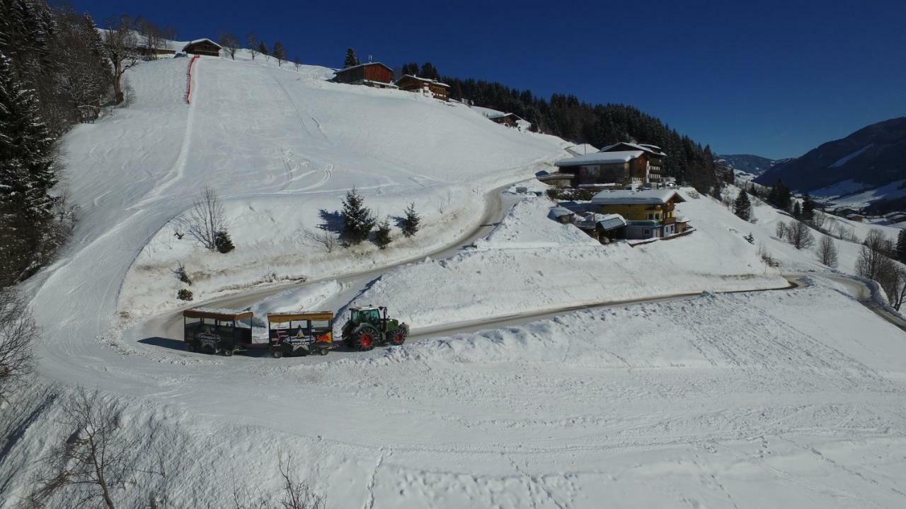 Ski In-Ski Out - Gaestehaeuser Saalbach-Hinterglemm - Wallegghof Christianhof Exterior foto